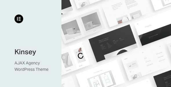 Kinsey: Tema WordPress AJAX para agencias y creativos modernos