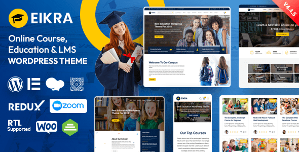 Eikra: Tema WordPress ideal para crear sitios web educativos profesionales