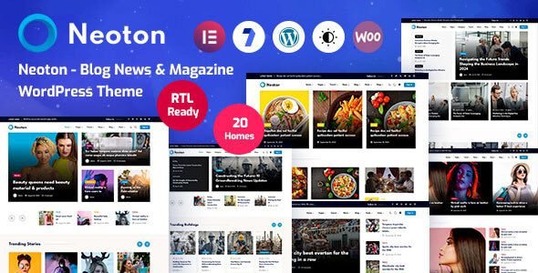 Neoton: tema WordPress ideal para sitios de noticias y revistas digitales