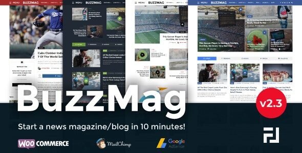 BuzzMag: tema WordPress ideal para revistas digitales y blogs de noticias
