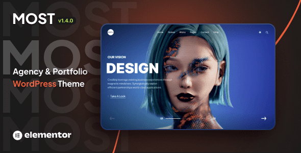 Most: Tema WordPress para agencia creativa y portafolio profesional