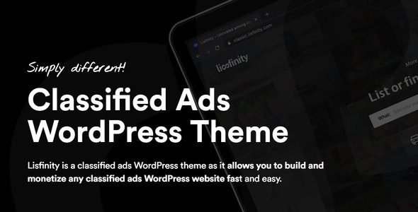 Lisfinity: tema WordPress ideal para crear sitios de anuncios clasificados