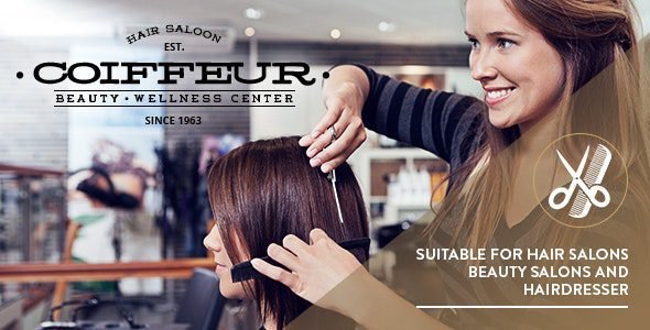 Coiffeur: tema WordPress para salones de belleza y spas profesionales