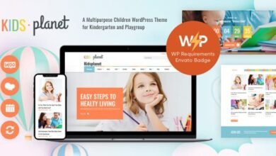 Kids Planet: Tema WordPress ideal para jardines de niños y guarderías