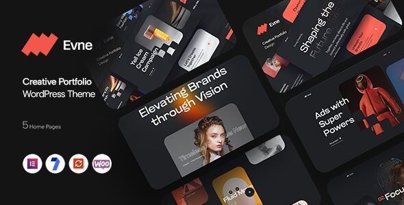 Evne: tema WordPress para portafolios creativos y tiendas online