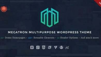 Megatron: tema WordPress multipropósito para sitios web profesionales