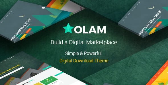 Olam: tema WordPress para crear mercados digitales con Easy Digital Downloads