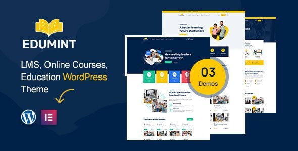 Edumint: Tema WordPress para educación y creación de cursos en línea