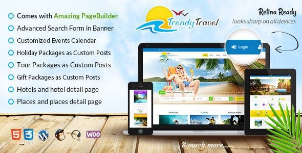 Trendy Travel WordPress: Tema ideal para agencias de viajes y turismo